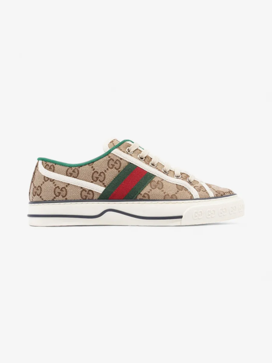 Tennis 1977 Sneakers Beige Monogram / White / Green Canvas EU 36.5 UK 3.5