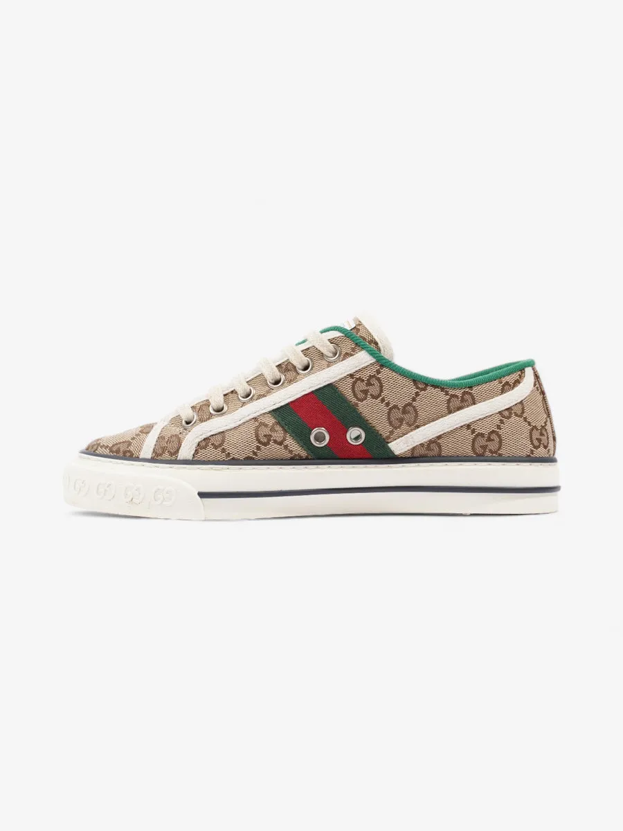 Tennis 1977 Sneakers Beige Monogram / White / Green Canvas EU 36.5 UK 3.5