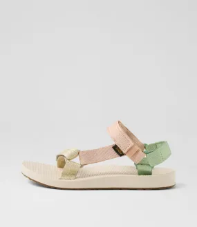 TEVA W Original Univ Metallic Clay Multi Fabric Sandals