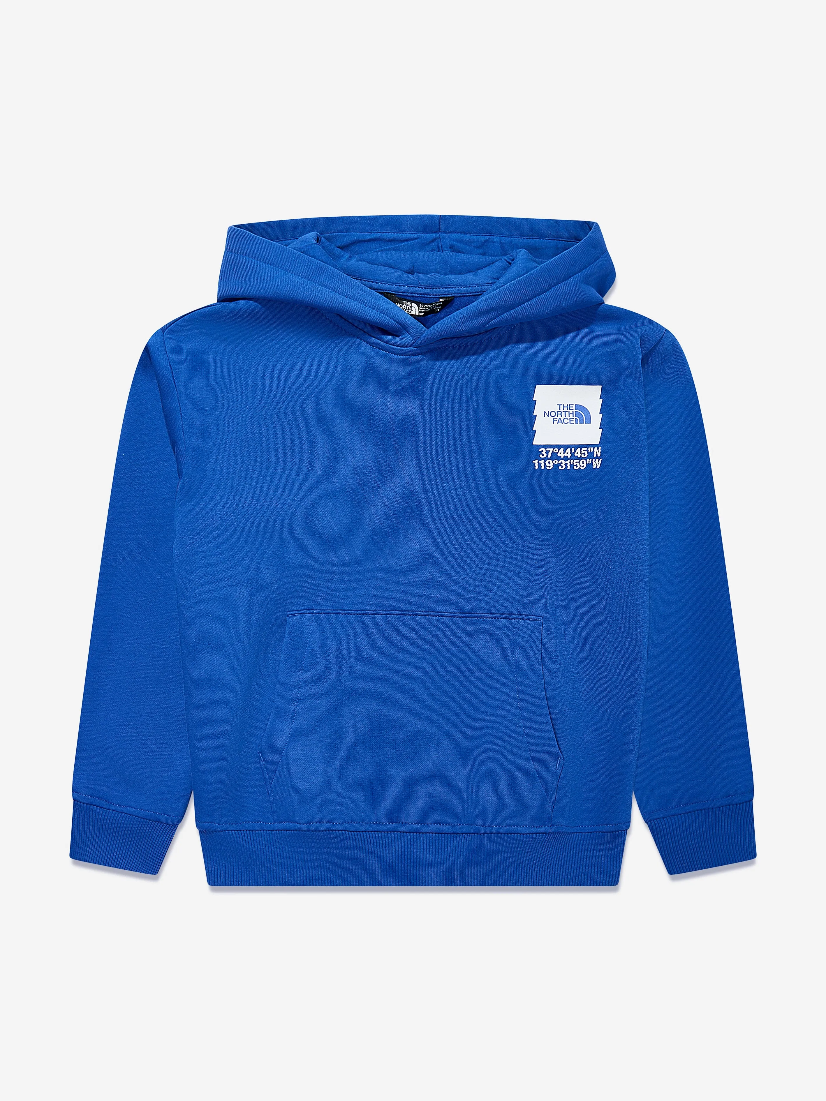 The North Face Boys Coordinates Graphic Oversized Hoodie in Blue