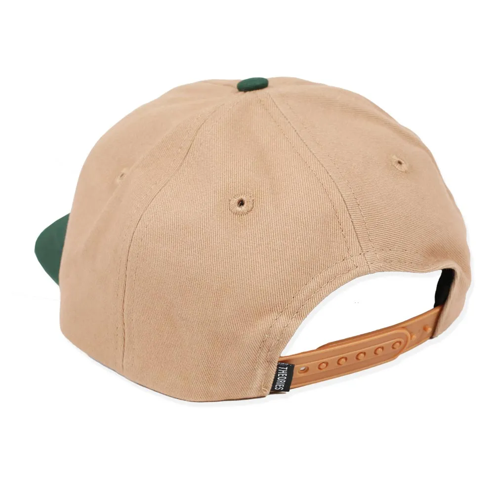 Theories That's Life Snapback Hat- Khaki/Pine