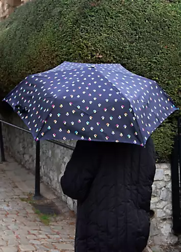 Totes Eco-Brella® Auto Open/Close French Flowers Print Umbrella | Kaleidoscope