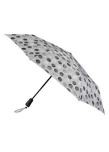 Totes Eco-Brella® X-Tra Strong Auto Open/Close Textured Dots Print Umbrella | Kaleidoscope