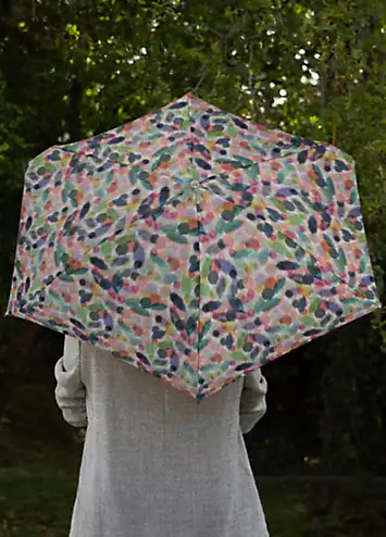 Totes Eco-Brella® X-Tra Strong Mini Ikat Daubs Print Umbrella | Grattan