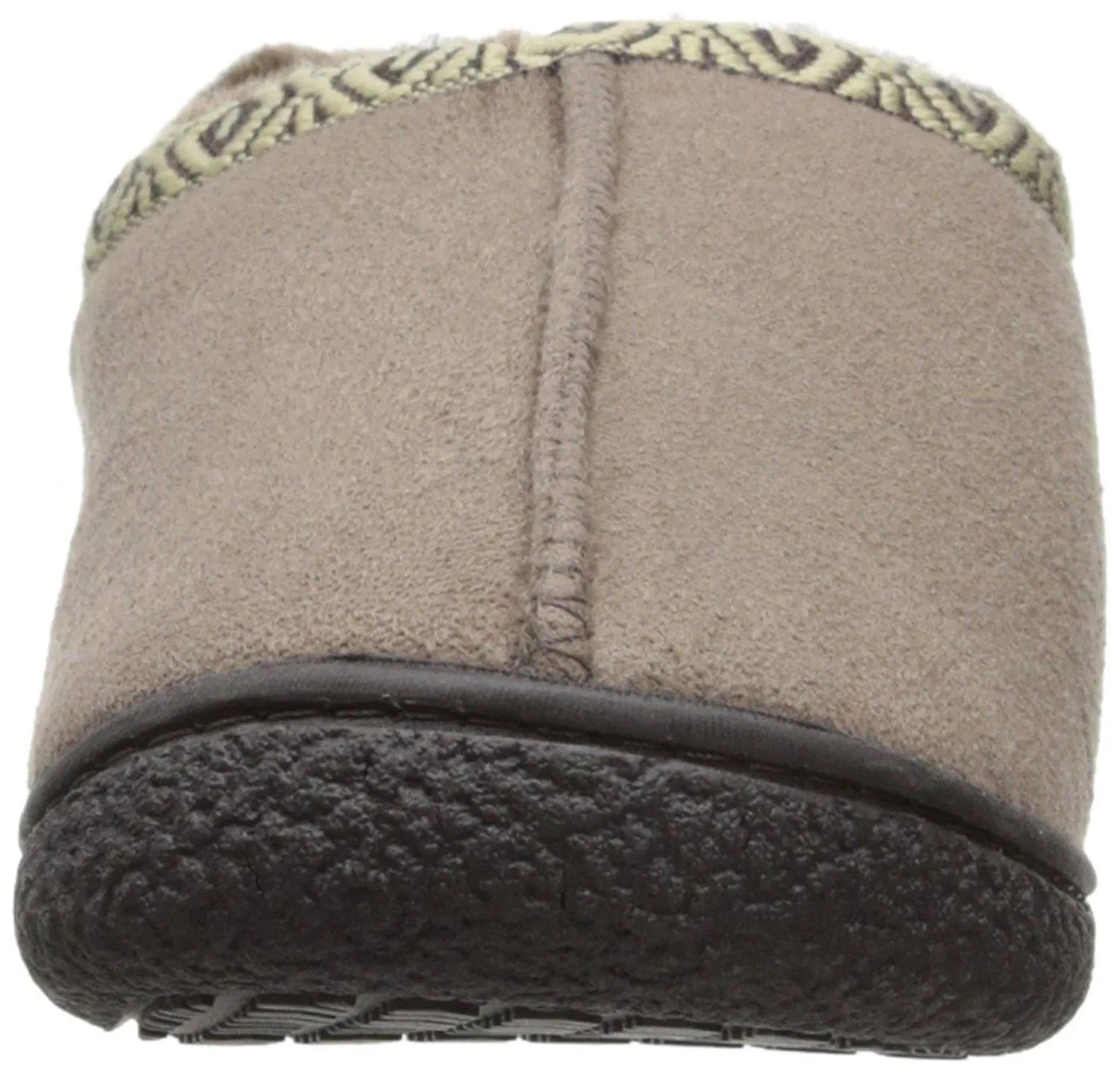 Totes ISOTONER Men's Microsuede Slip-On Slipper (Large - 9.5-10.5, Taupe)  