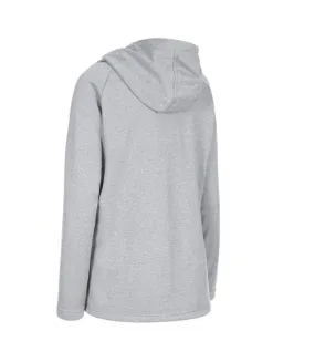 Trespass Womens/Ladies Stumble Hooded Fleece (Grey Marl) - UTTP4034