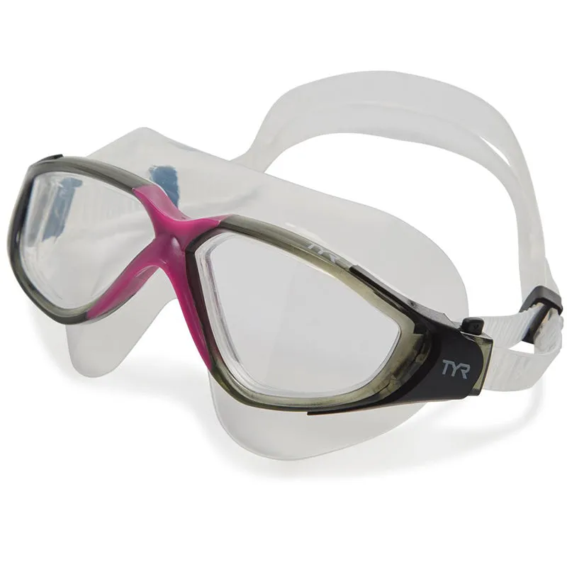 TYR - Rogue Femme Adult Swim Mask Goggles - Clear/Purple/Grey