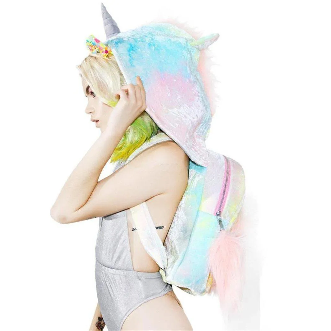 UNICORN HOODED BACKPACK