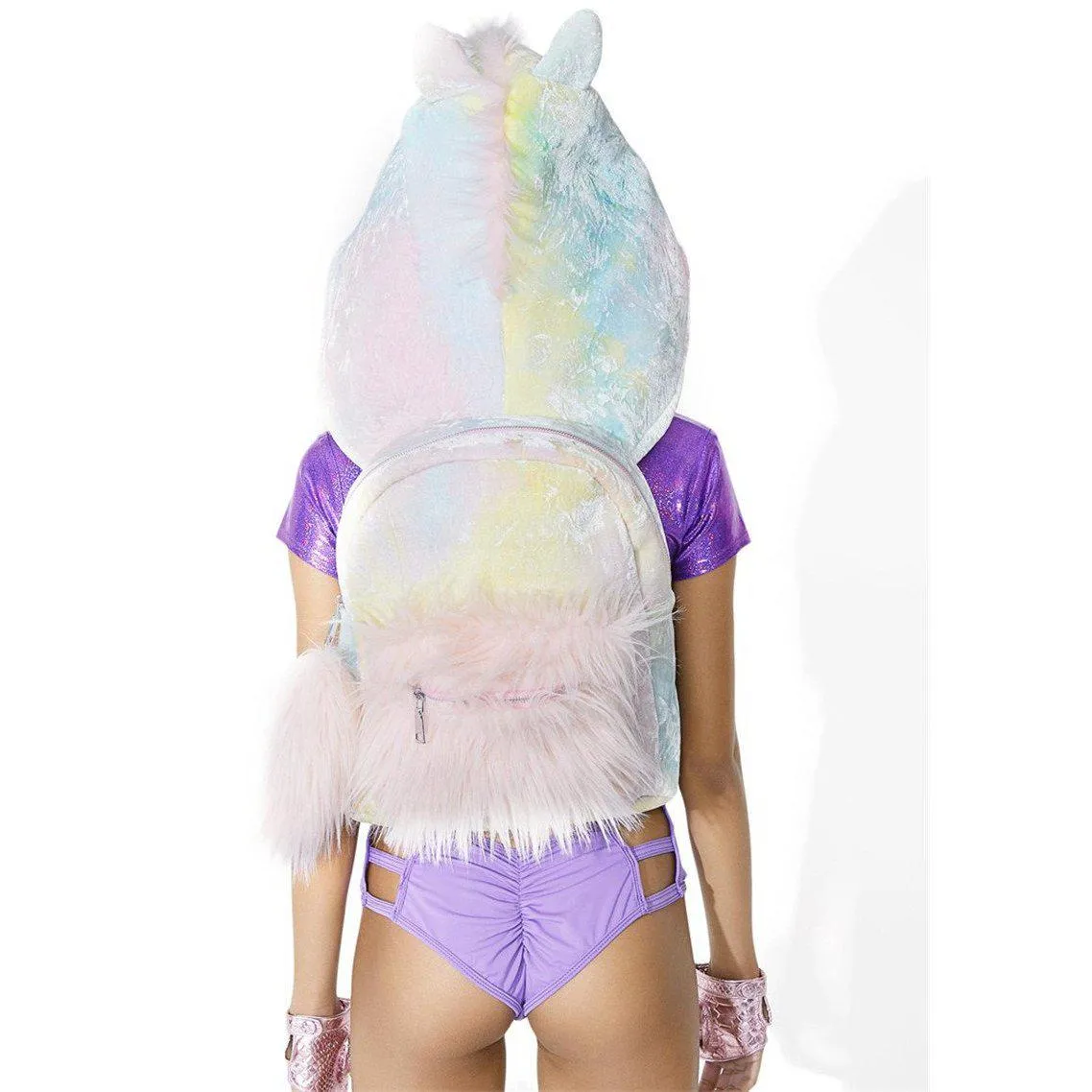 UNICORN HOODED BACKPACK