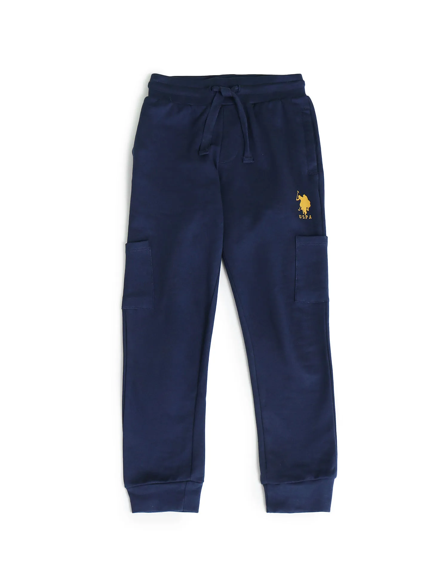 U.S. Polo Assn. Kids Boys Solid Regular Fit Joggers