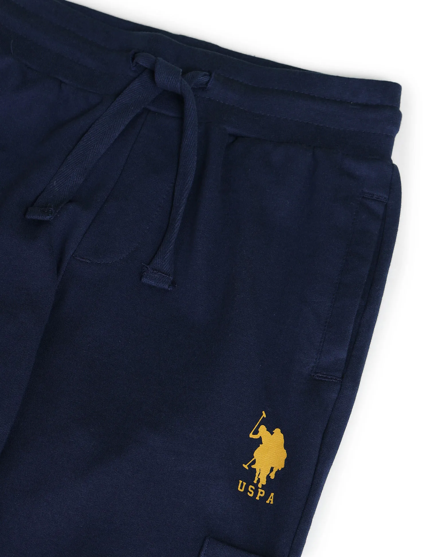 U.S. Polo Assn. Kids Boys Solid Regular Fit Joggers