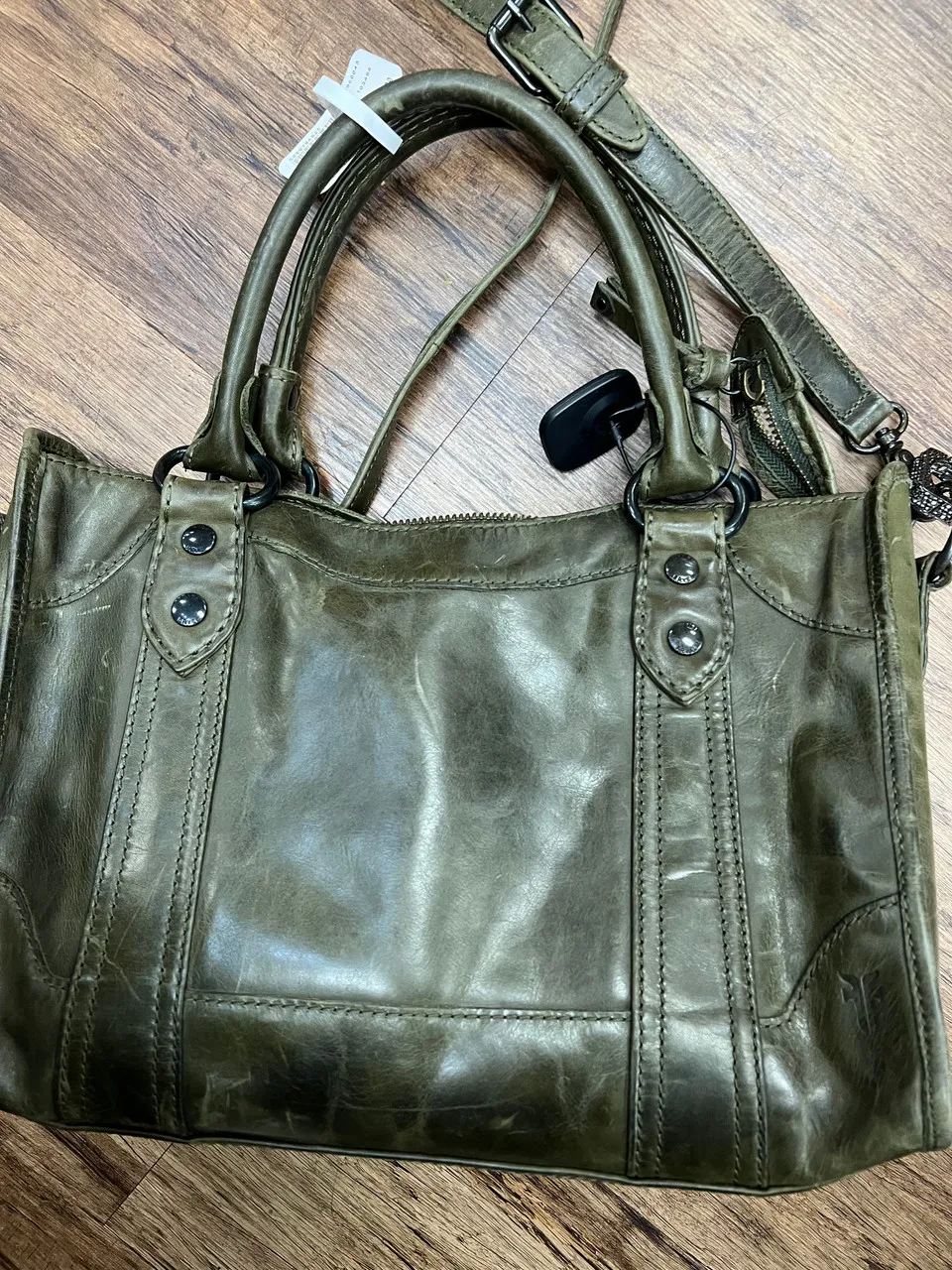 Used Frye Large Leather Handbag 60043-S000784025