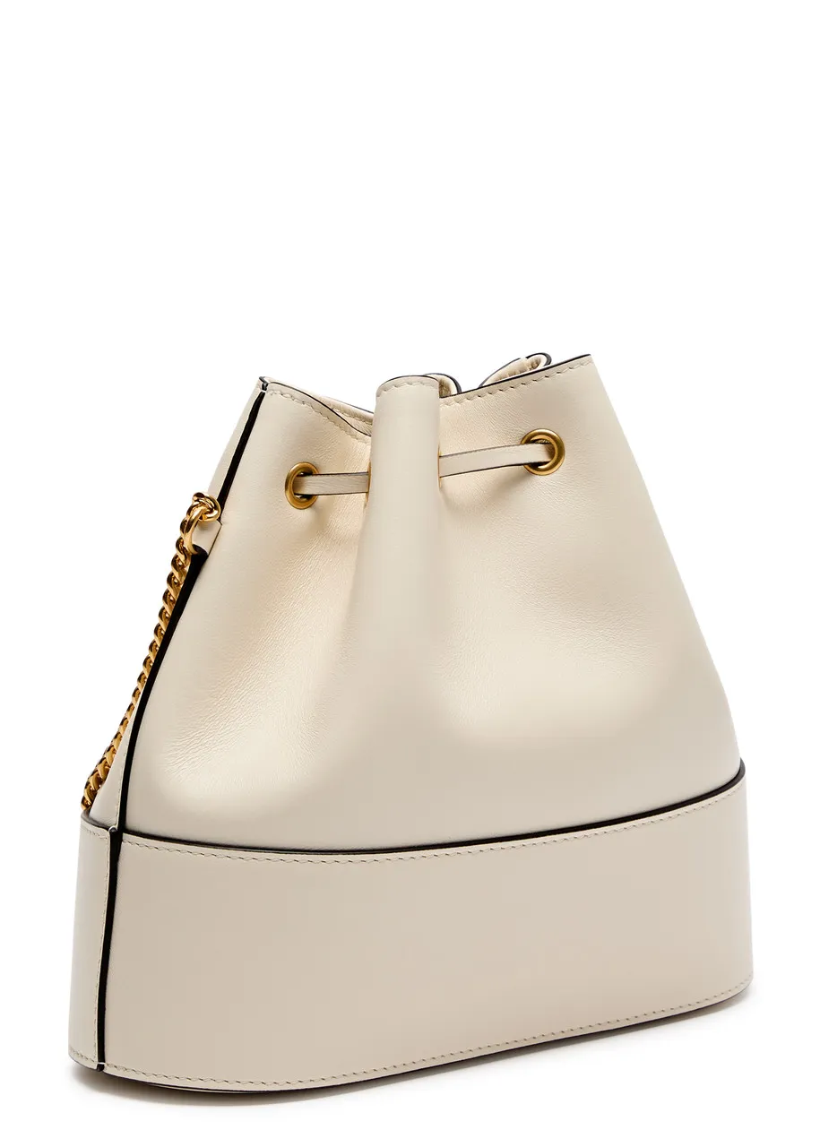 VALENTINO GARAVANI VLogo mini leather bucket bag -                         -                     -                