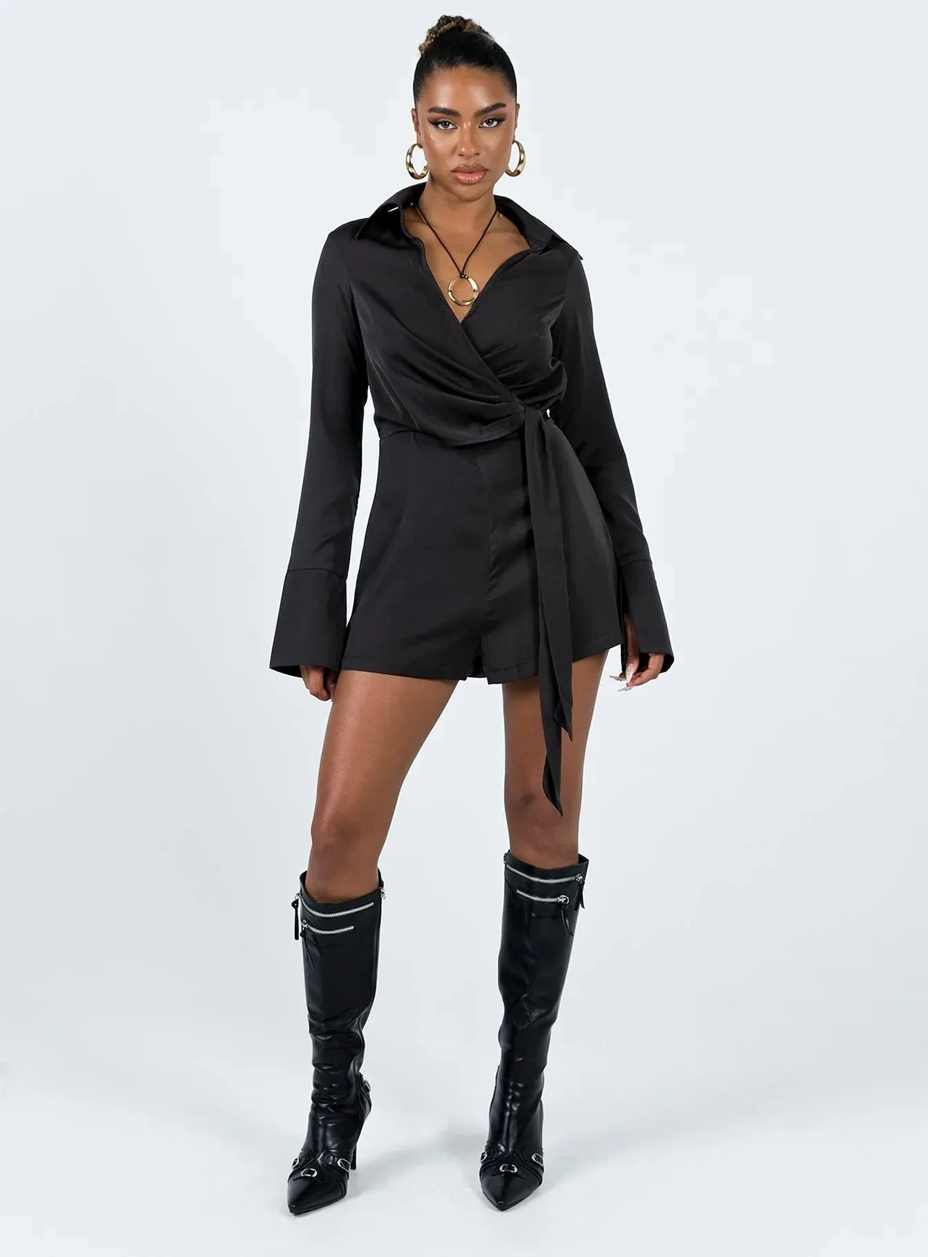 Vandana Romper Black