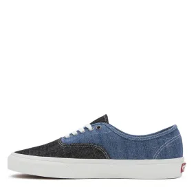 Vans Authentic Threaded Denim Trainers Blue/White