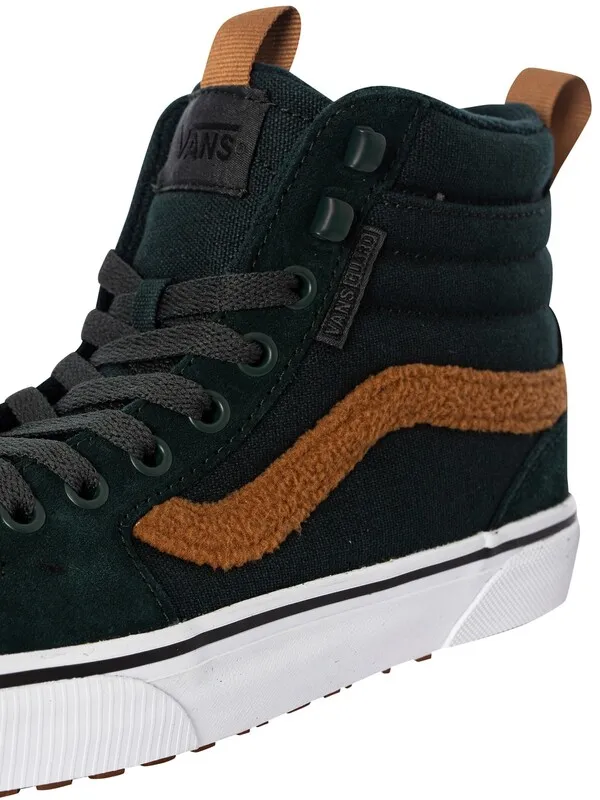 Vans Filmore Hi Vansguard Suede Trainers - Cozy Feels Scarab