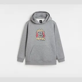 Vans KIDS DIGITAL REPAIR PULLOVER HOODIE (8-14 YEARS) (CEMENT HEATHER) BOYS GREY