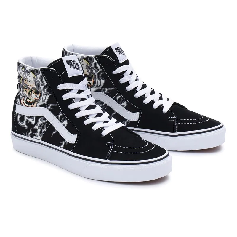 Vans Sk8-Hi Skull Trainers Black/True White