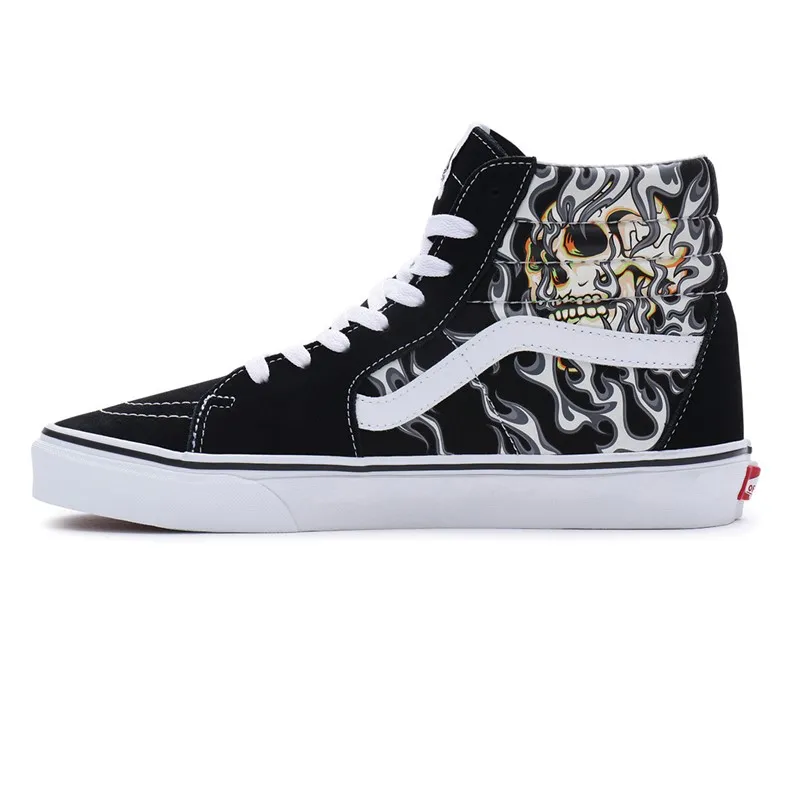 Vans Sk8-Hi Skull Trainers Black/True White