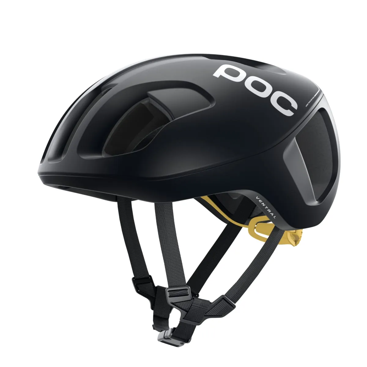 Ventral Spin Helmet - Uranium Black/sulfur Yellow Matte - Small