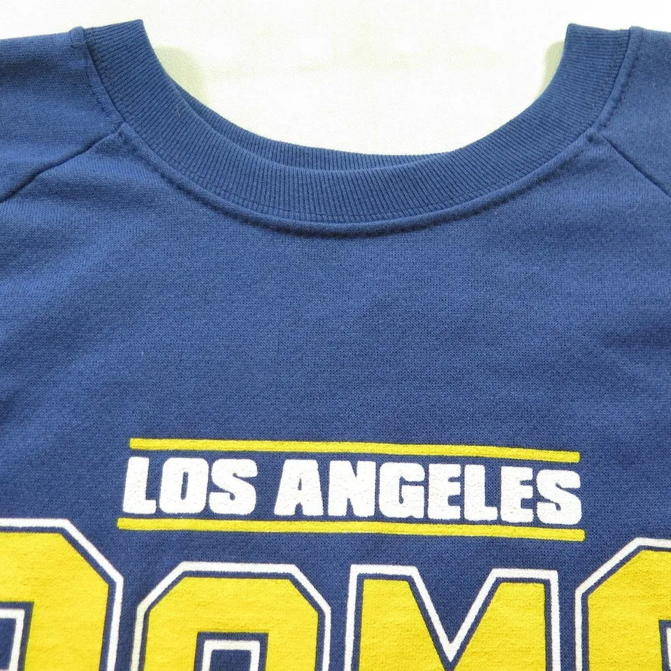 Vintage 80s LA Rams Sweatshirt  XL Deadstock Pickler 87 Big Helmet