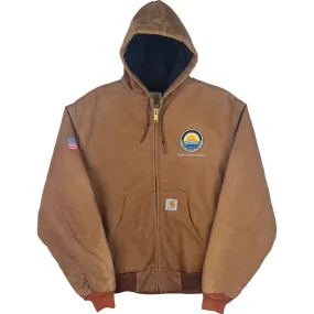 Vintage Carhartt Active Workwear Jacket Brown J04 BRN