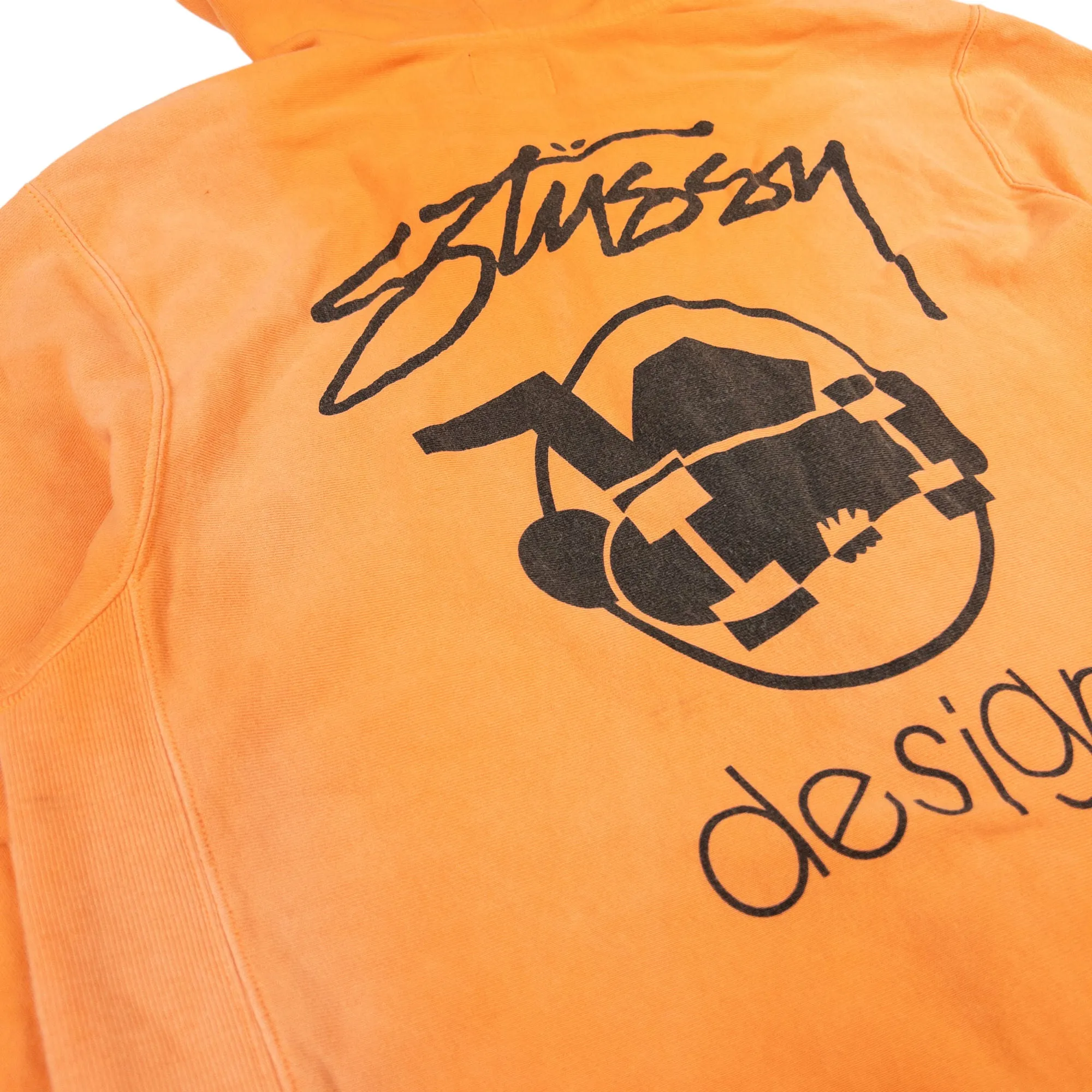 Vintage Stussy Zip Up Skateboard Hoodie Size M | Second Wave Vintage