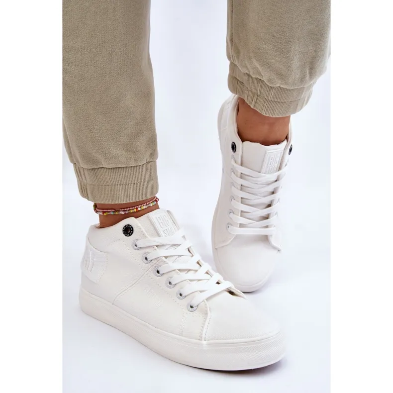 Women's Classic High Top Sneakers Big Star LL274002 White