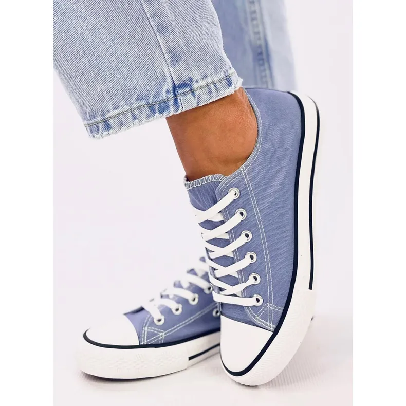 Women's classic sneakers Basic Jeans blue