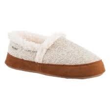 Women's Ragg Moccasin Slipper in Oatmeal Heather