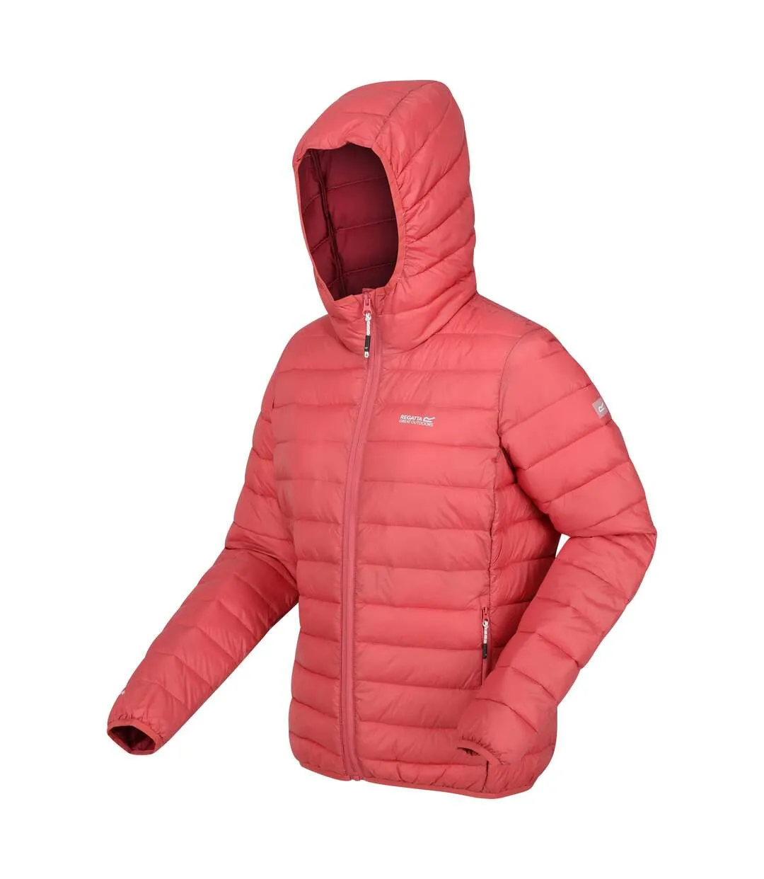 Womens/ladies marizion hooded padded jacket mineral red/rumba red Regatta