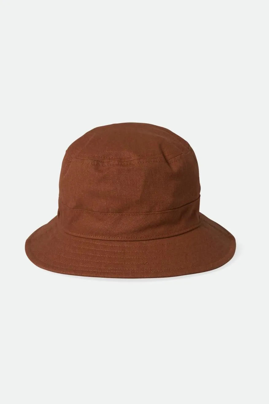 Woodburn Packable Bucket Hat - Terracotta Sol Wash